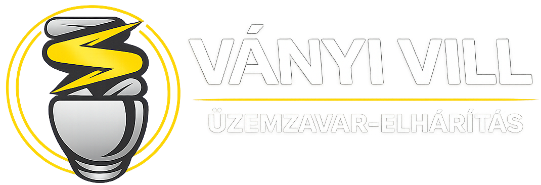 VányiVill - Üzemzavar elhárítás - Logó fejléc